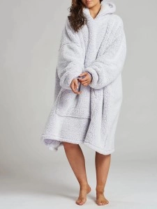 Soft Fleece Snuggle Hoodie lazy-day