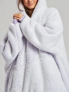 Soft Fleece Snuggle Hoodie lazy-day