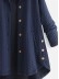 Solid Casual Top Long Sleeve Hooded Coat