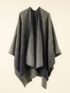 Striped Color Block Floral Color Block Shawl