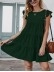 Summer Sleeveless Ruffle Sleeve Flowy Pleated Dress