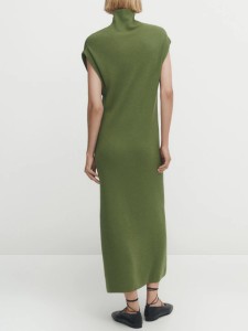 Turtleneck sweater with short sleeves