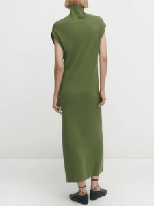 Turtleneck sweater with short sleeves