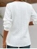 V Neck Buttoned Casual Sweatshirt