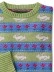 Vintage color block winter sweater