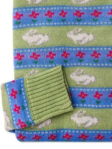 Vintage color block winter sweater