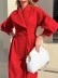Vintage Palace Style Lantern Sleeve Woolen Coat Long Coat