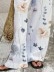 Vintage women's printed pants