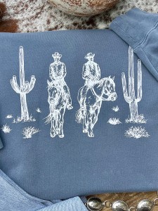Wandering Cowboys Crewneck Sweatshirt