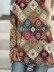 Western Ethnic Geometric Pattern T-shirt
