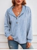 Women's button front hoodie sweater
