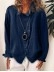 Women's button lapel long sleeved casual shirt
