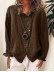 Women's button lapel long sleeved casual shirt