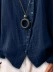 Women's button lapel long sleeved casual shirt