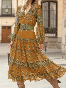 Women's casual ethnic style dress
