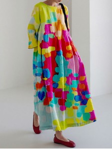Women's Casual Floral Print Dress