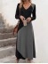 Women's Colorblock Printed Casual Dress