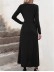 Women's Colorblock Printed Casual Dress