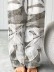Women's cotton and linen halter top printed trouser suit