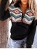 Women's Elegant Casual Ethnic Print Tops Sweatshirts