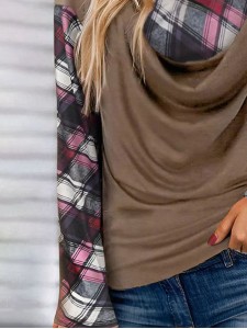 Women's Elegant Casual Plaid Tops Shirts