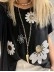 Women's Elegant Casual Tops Shirts Short Sleeves T Shirts