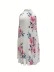 Women's elegant halter print pleated dress