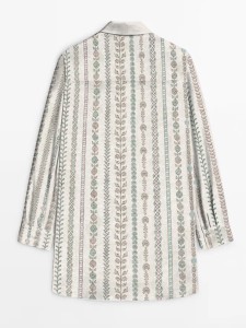 Women's geometric printed shirt