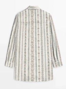 Women's geometric printed shirt
