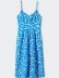 Women's halter V-neck waist dress