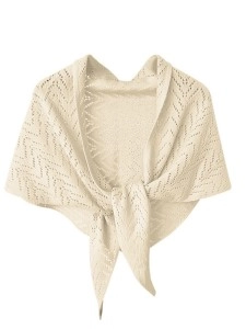 Women's hollow woven scarf