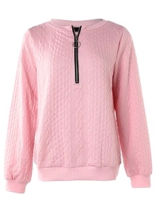 Women's Knit Textured Sweatshirt