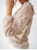 Women's lace ruffled long sleeved shirt