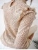 Women's lace ruffled long sleeved shirt