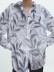 Women's lapel loose printed shirt