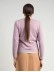 Women's light pink woven wool sweater