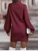 women's long sleeve turtleneck sweater dress