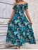Women's Off Shoulder Split Dress