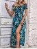 Women's Off Shoulder Split Dress