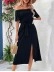 Women's Off Shoulder Waist Dress