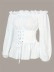 Women's one-shoulder sexy peplum waisted blouse