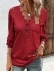 Women's patchwork lace T-shirt