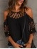 Women's patchwork neck top