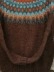 Women's retro contrast color autumn and winter sweater