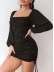 Women's Sequin Patchwork Dress