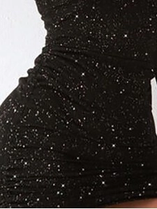 Women's Sequin Patchwork Dress