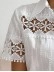 Women's Short Sleeve Shirt Lace Ethnic Print