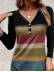 Women's Striped Printed Casual Dress