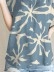 Women's V-neck everything simple blue shirt