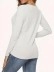 Women's V-neck pullover simple women's knit T-shirt top